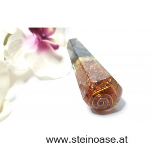 Orgonit Massage-Stab: Chakra & Kupferspirale